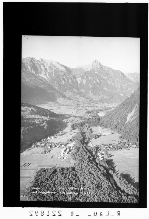 Bings und Stallehr an der Arlbergstrasse mit Roggelskopf