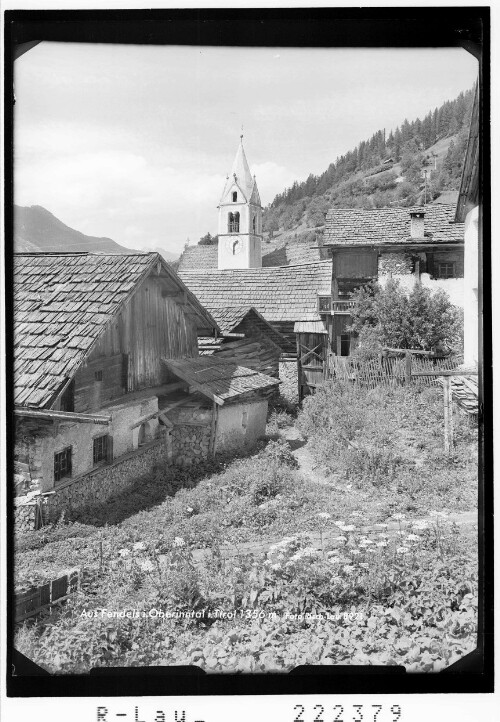 Aus Fendels im Oberinntal in Tirol 1356 m