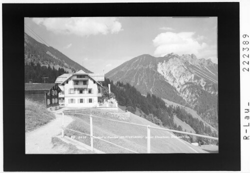 Gasthof und Pension Muttersberg gegen Elsspitzen / Bludenz