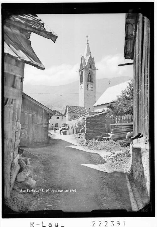 Aus Serfaus in Tirol : [Pfarrkirche in Serfaus]