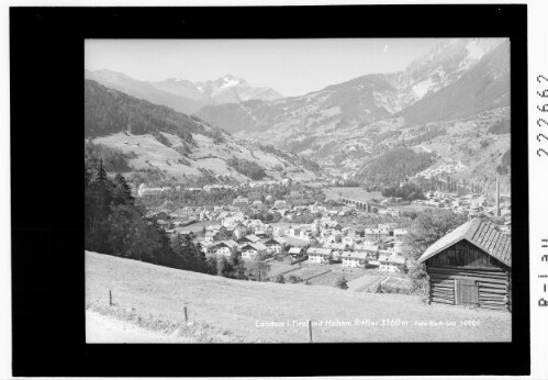 Landeck in Tirol mit Hohem Riffler 3160 m