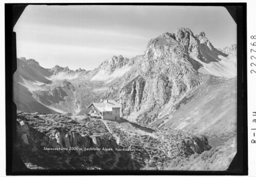 Steinseehütte 2000 m / Lechtaler Alpen