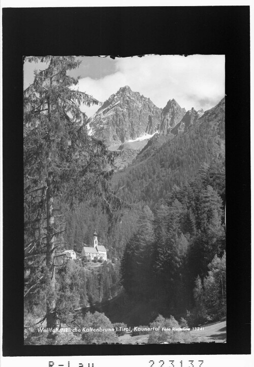 Wallfahrtskirche Kaltenbrun in Tirol / Kaunertal