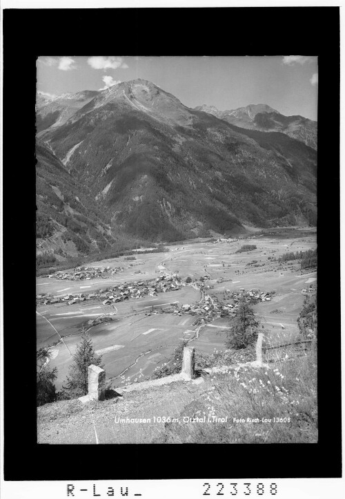 Umhausen 1036 m / Ötztal in Tirol