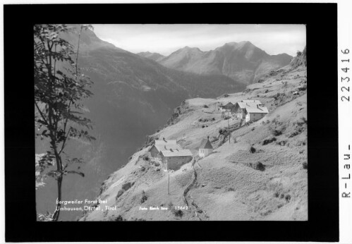 Bergweiler Farst bei Umhausen / Ötztal / Tirol