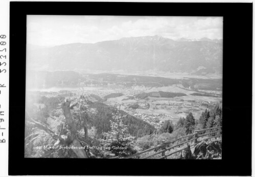 Blick auf Seeboden und Treffling gegen Goldeck