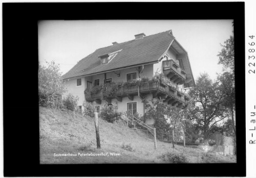 Sommerhaus Peterlebauerhof / Winkl