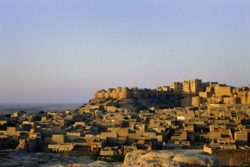 [Jaisalmer, Wüstenstadt in Rajasthan]