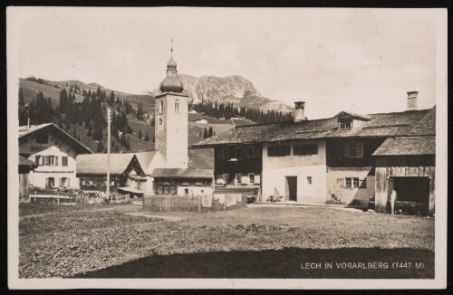 Lech in Vorarlberg (1447 m) : [Gasthof und Pension 