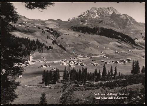 Lech am Arlberg 1450 mtr : mit Oberlech u. Karhorn