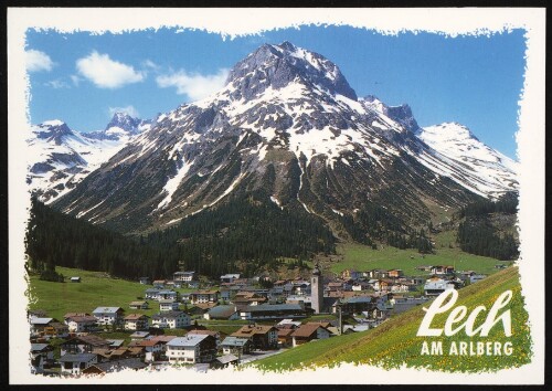 Lech : am Arlberg : [Lech am Arlberg 1450 m - 1730 m mit Omeshorn 2557 m ...]