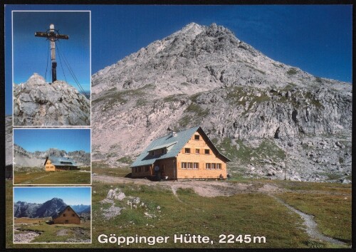 [Lech] Göppinger Hütte, 2245 m : [Göppinger Hütte, 2245 m, auf dem Gamsboden im Lechquellengebirge, Vorarlberg, Österreich Pächter: Georg und Karin Kaufmann, Tel +43 5583 3540 info@goeppinger-huette.at ...]