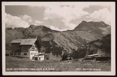 [Lech] Haus Sonnenburg Ober-Lech a. A. 1700 m