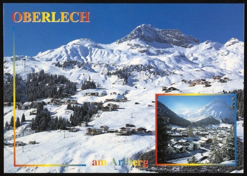 [Lech] Oberlech : am Arlberg : [Internationaler Wintersportplatz Oberlech am Arlberg gegen Mohnenfluh, 2544 m Vorarlberg, Österreich ...]