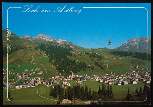 Lech am Arlberg : [Lech, 1450 m mit Rüfikopfbahn Arlberg - Vorarlberg ...]