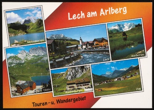 Lech am Arlberg : Touren- u. Wandergebiet ... : [Lech am Arlberg 1450 - 1730 m ...]