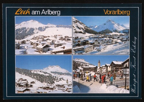 Lech am Arlberg Vorarlberg : Wintersport - Freizeit - Erholung : [Wintersportort Lech, 1450 m am Arlberg - Vorarlberg ...]