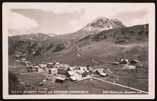 [Lech] Zürs a. Arlberg 1720 m, mit Rüfikopf Vorarlberg