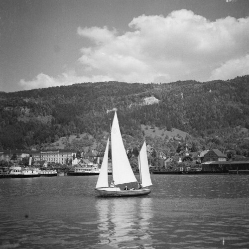 Bregenz, Bodensee, Segelboot