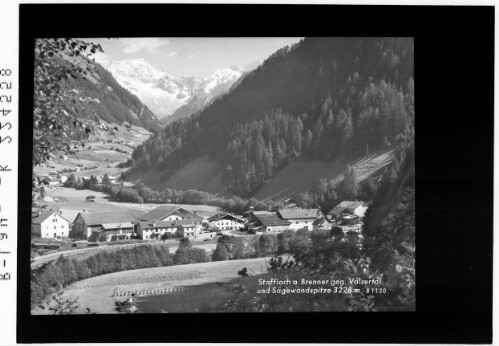 Stafflach am Brenner gegen Valsertal und Sägewandspitze 3228 m : [Stafflach gegen Hohe Wand]