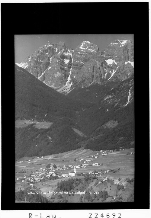 Telfes 987 m im Stubaital mit Kalkkögel