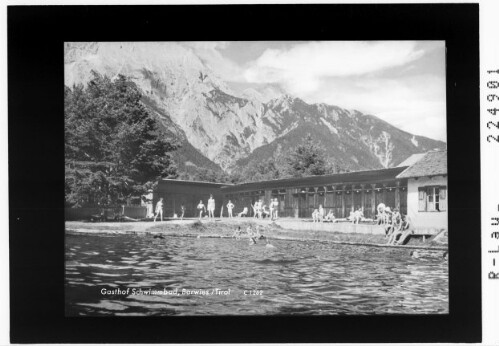 Gasthof Schwimmbad / Barwies / Tirol : [Schwimmbad in Barwies am Mieminger Plateau]