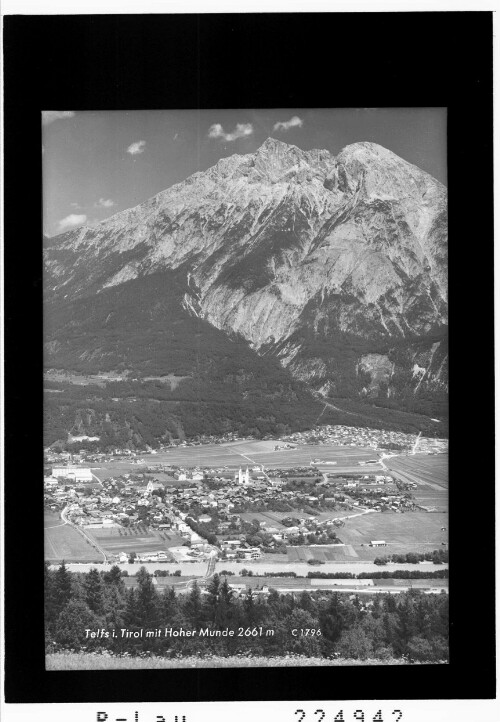 Telfs in Tirol mit Hoher Munde 2661 m