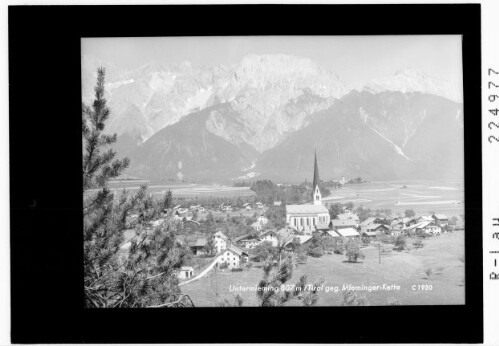 Untermieming 807 m / Tirol gegen Mieminger Kette