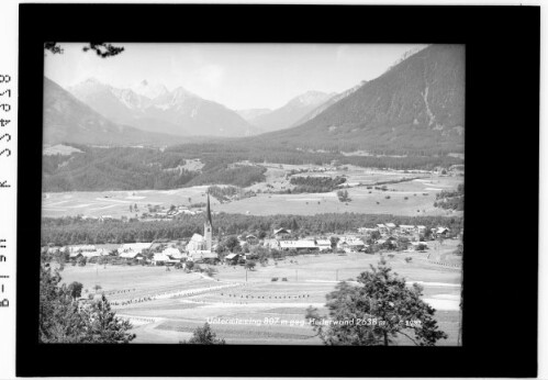 Untermieming 807 m gegen Heiterwand 2638 m