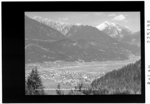 Inzing in Tirol mit Reitherspitze und Solstein 2633 m : [Inzing gegen Freiungspitzen und Solstein]