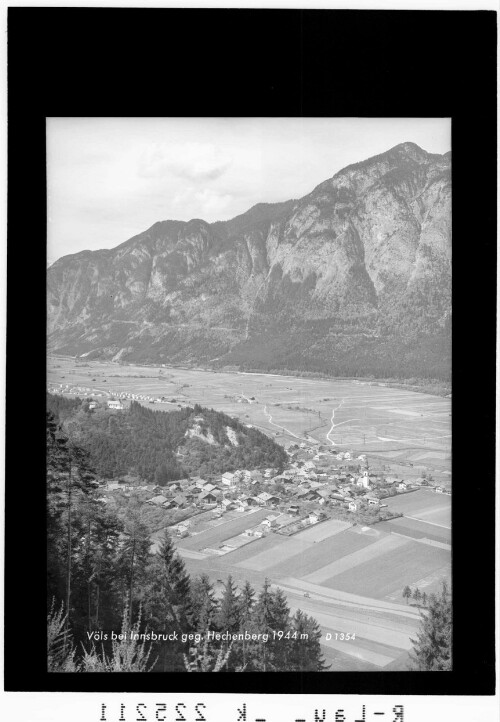 Völs bei Innsbruck gegen Hechenberg 1944 m