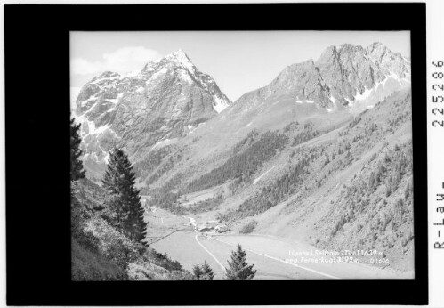 Lüsens im Sellrain 1639 m / Tirol gegen Fernerkogl 3192 m