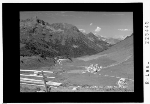 Kühtai in Tirol 2000 m gegen Lechtaler Alpen