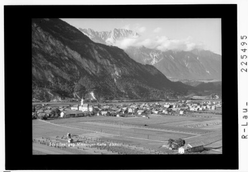 Silz in Tirol gegen Mieminger Kette
