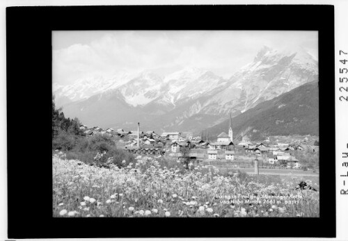 Inzing in Tirol gegen Mieminger Kette und Hohe Munde : [Inzing gegen Mieminger Gebirge mit mit Hochwand und Hohe Munde]