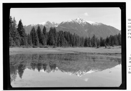 [Wildmoossee in der Lentschau gegen Reitherspitze / Tirol]