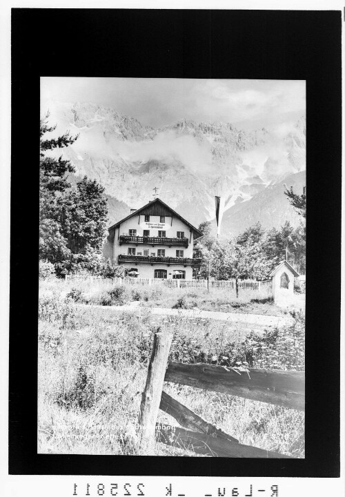 Barwies / Gasthaus Schwimmbad gegen Mieminger Kette