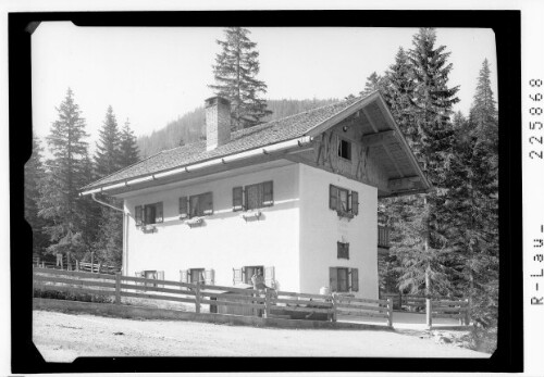 [Forsthaus Amtssäge im Gleirschtal / Karwendelgebirge / Tirol]