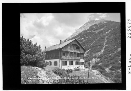Karwendelgebirge / Tirol / Solsteinhaus 1805 m gegen Grossen Solstein 2540 m