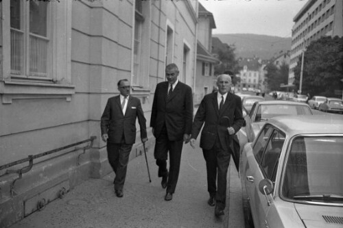 Minister Otto Rösch zu Besuch in Bregenz