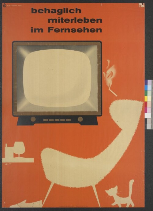 Werbeplakat des Vorarlberger Radio- und Fernsehhandels
