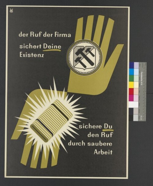 Plakat des Textilunternehmens F.M. Hämmerle
