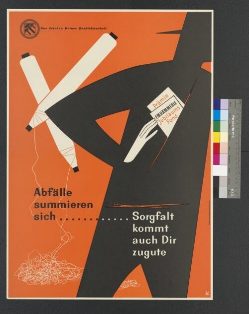 Plakat des Textilunternehmens F.M. Hämmerle