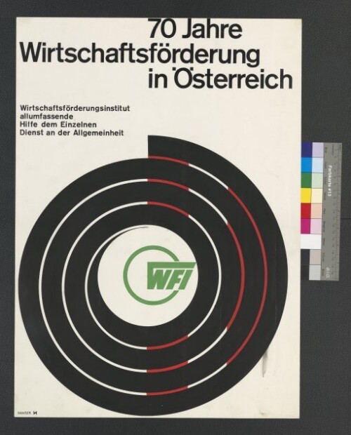 Plakat des österreichischen Wirtschaftsförderungsinstituts WIFI