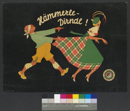 Werbemotiv des Textilunternehmens F.M. Hämmerle