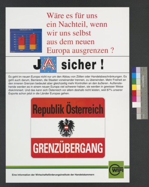 Werbung für den EU-Beitritt Österreichs