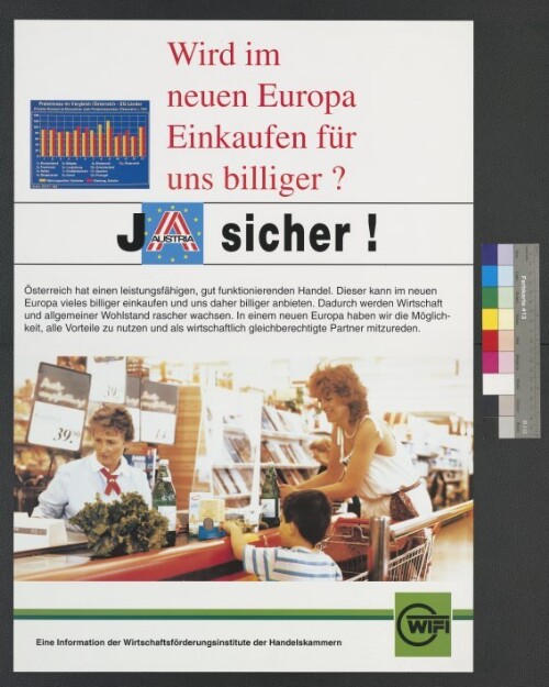 Werbung für den EU-Beitritt Österreichs