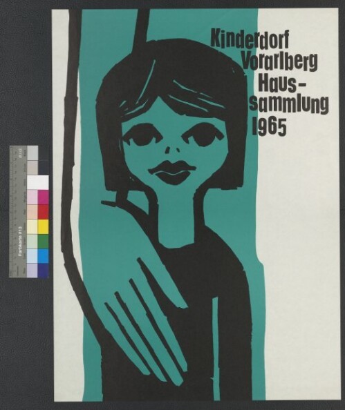 Plakat zur Kinderdorf Vorarlberg Haussammlung 1965