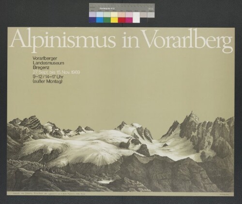 Ausstellungsplakat des Vorarlberger Landesmuseums