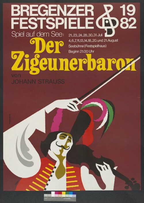 Plakat der Bregenzer Festspiele